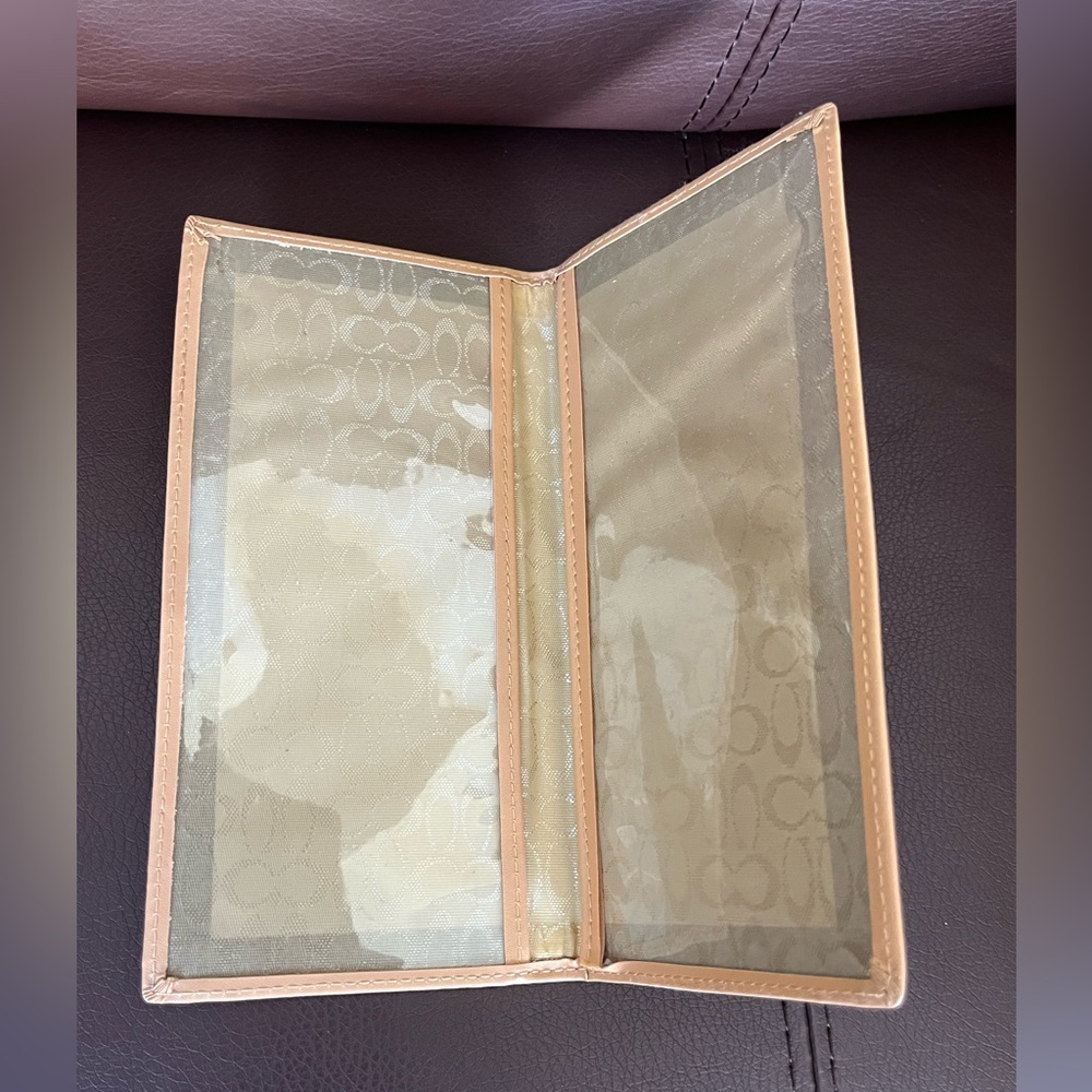 Coach checkbook holder - Picture 3 of 3